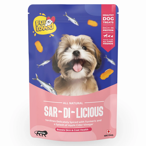 FurLoved Sardilicious Sardine Omega Rich Dogs Treats