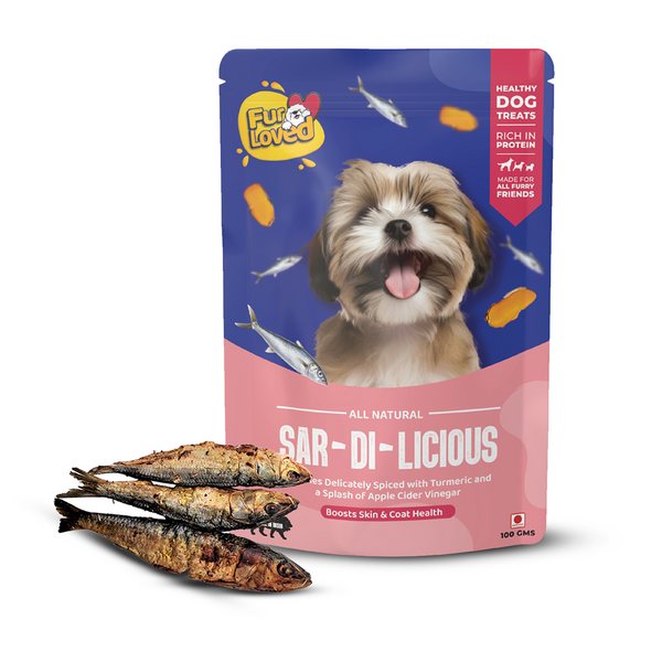 FurLoved Sardilicious Sardine Omega Rich Dogs Treats