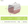 Savic Trotter 1 IATA Approved Travel Carrier for Dogs and Cats (Grey/Ash Rose) Both-Bedding, Mats & Travel Supplies Savic