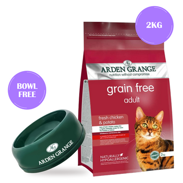 Arden Grange Grain Free Adult Cat Dry Food | Fresh Chicken & Potato