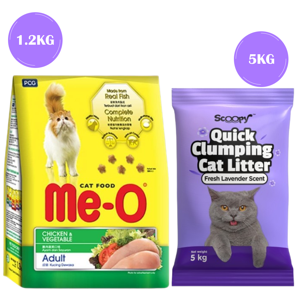 Me O Chicken and Vegetables Adult Cat Dry Food