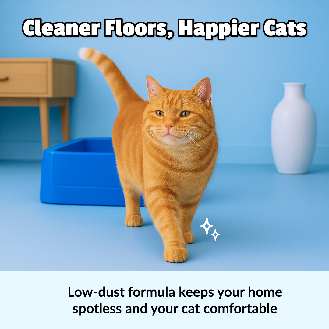 Scoopy Cat Litter | Lavender Scented | Quick Clumping | 100% Natural Bentonite White Sand Cats-Litter Scoopy