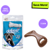 Gnawlers Defense Dent Dental Care Chew Bones & Benebone Bacon Flavored Dental Chew Toy Combo for Dogs Exclusive Combo Exclusive Combo Pack of 2