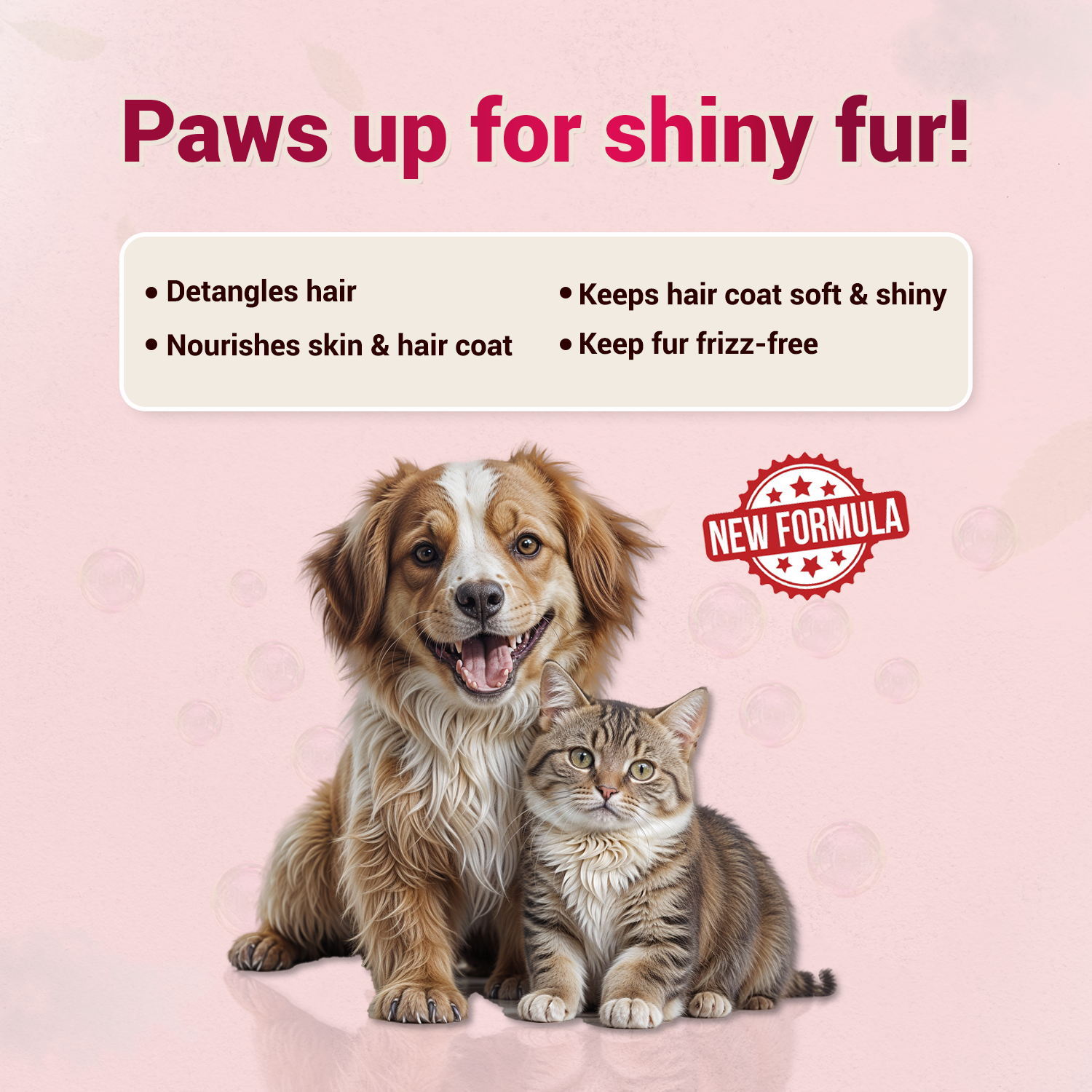 Natural Remedies Shine Me Up Advanced Hair Serum for Dogs and Cats Both-Grooming Supplies Natural Remedies