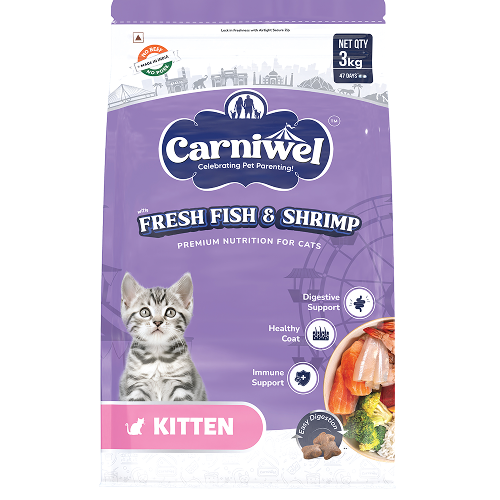 Carniwel Fresh Fish and Shrimp For Kitten Cat Dry Food (Limited Stocks)
