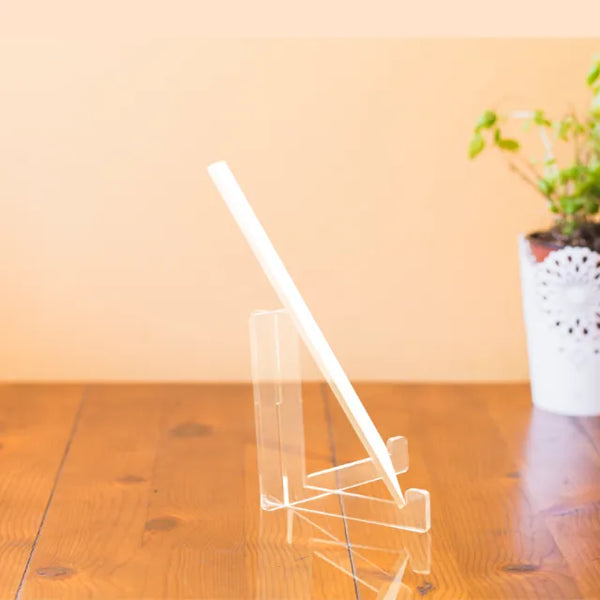 EverythingBoho Cat Acrylic Display Stand (White)