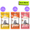 Signature Grain Zero Crab, Salmon and Tuna and Ocean Fish Lickable Creamy Cat Treats Combo Cats-Treats & Others Signature 3x75g (15pcs)