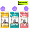 Signature Grain Zero Crab, Bonito and Scallop and Tuna and Ocean Fish Lickable Creamy Cat Treats Combo Cats-Treats & Others Signature 3x75g (15pcs)