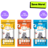 Signature Grain Zero Crab, Salmon, Chicken and Liver Lickable Creamy Cat Treats Combo Cats-Treats & Others Signature 3x75g (15pcs)