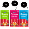 Drools Seafood Medley, Salmon & Skipjack and Crab & Chicken Cat Treats Combo Cats-Treats & Others Drools 3x75g (15pcs)