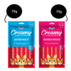 Drools Salmon & Skipjack and Seafood Medley Creamy Cat Treats Combo Cats-Treats & Others Drools 2x75g (10pcs)