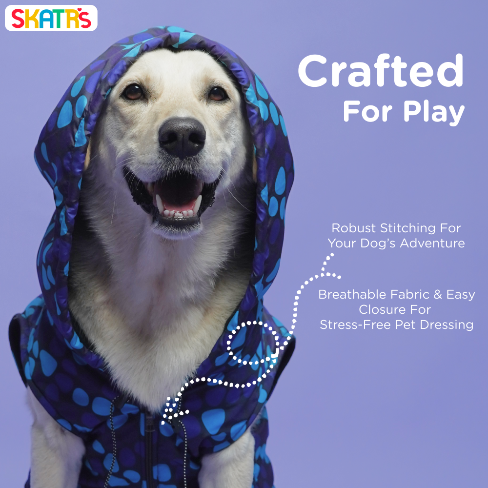 Skatrs Pebble Trio Breezy Vest for Cats & Dogs (Blue) Both-Clothing & Accessories Skatrs