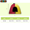 Skatrs Travel Burrow Cozy Portable Home for Dogs and Cats (Red/Yellow/Blue) Cats-Bedding, Mats & Travel Supplies Skatrs
