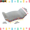 Skatrs Whisker Wonder Corrugated Cardboard Cat Scratcher with 2g Premium Catnip Free Cats-Toys Skatrs