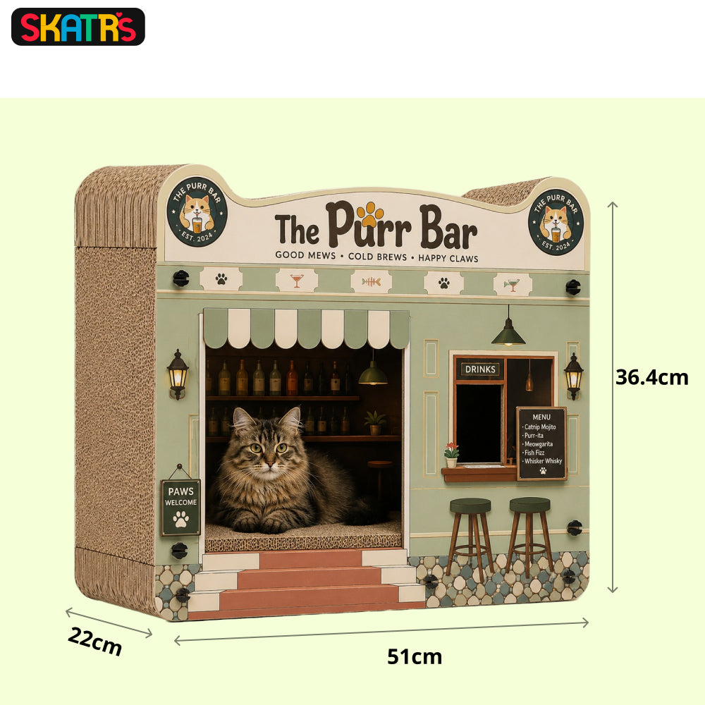 Skatrs The Purrr Bar Scratcher for Cats Cats-Toys Skatrs