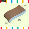 Skatrs Purrfect Wave Cat Scratcher with 2g Premium Catnip Free