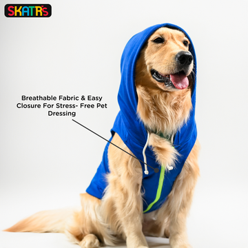 Skatrs Breezy Vest with Pockets for Dog and Cats (Blue)