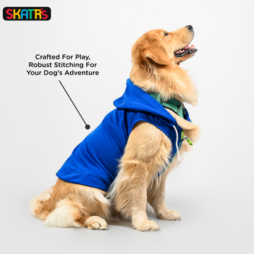 Skatrs Breezy Vest with Pockets for Dog and Cats (Blue)