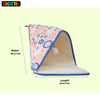 Skatrs Cozy Tent for Cats, Kittens and Small Dogs (Pink and Blue) Cats-Bedding, Mats & Travel Supplies Skatrs