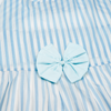Skatrs Cotton Dress for Dogs and Cats (Blue and White Stripe) Both-Clothing & Accessories Skatrs