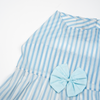 Skatrs Cotton Dress for Dogs and Cats (Blue and White Stripe) Both-Clothing & Accessories Skatrs