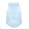 Skatrs Cotton Shirt for Dogs and Cats (Blue and White Stripes) Both-Clothing & Accessories Skatrs