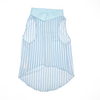 Skatrs Cotton Shirt for Dogs and Cats (Blue and White Stripes) Both-Clothing & Accessories Skatrs