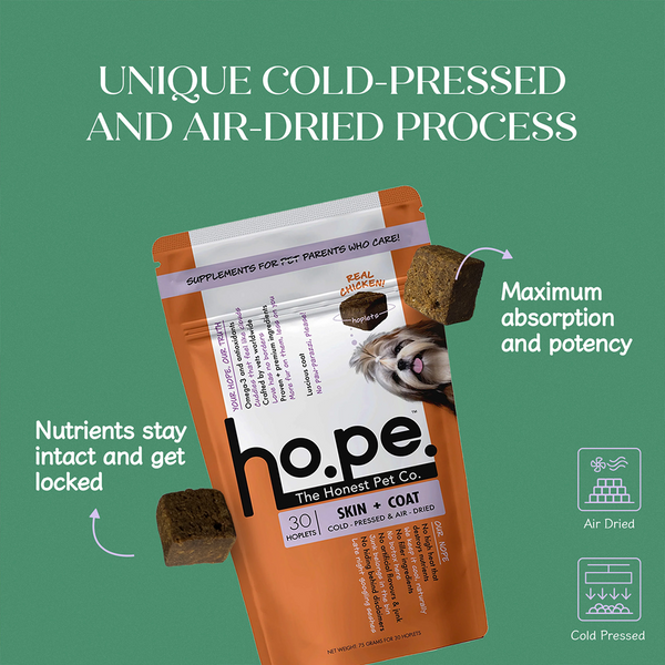Hope Chicken Flavoured Skin+Coat Supplement for Dogs