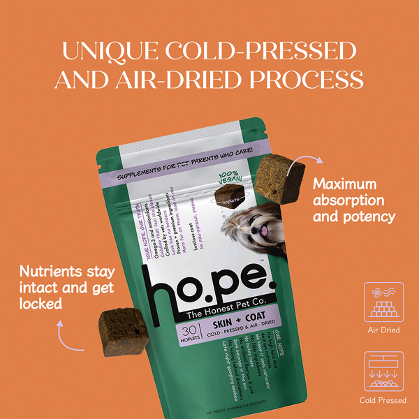 Hope Vegan Skin+Coat Supplement for Dogs