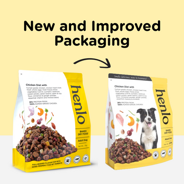 Henlo Chicken & Vegetable Baked Dry Food for Adult Dogs | 100% human grade ingredients