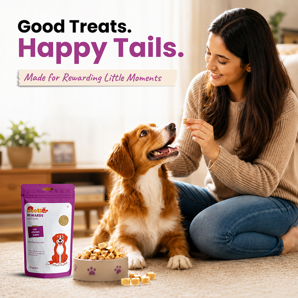 Nootie Rewards Woof Soft Chicken Cubes Dogs Treats