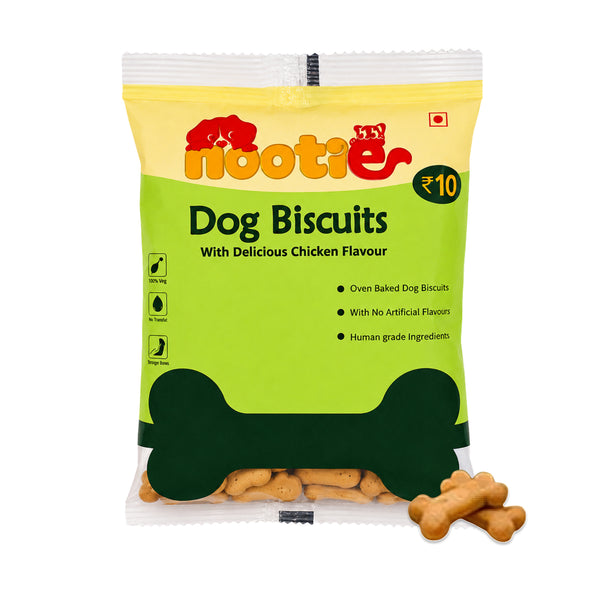 Nootie Chicken & Peanut Butter Flavour Biscuits Adult Dog Treats