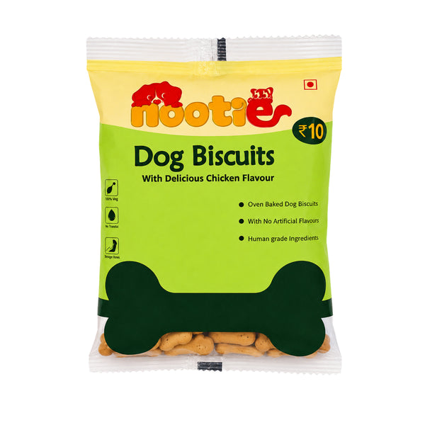 Nootie Chicken & Peanut Butter Flavour Biscuits Adult Dog Treats