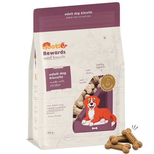 Nootie Chicken & Peanut Butter Flavour Biscuits Adult Dog Treats