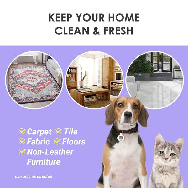 Hank Odour and Urine Smell Remover with Lavender for Pets