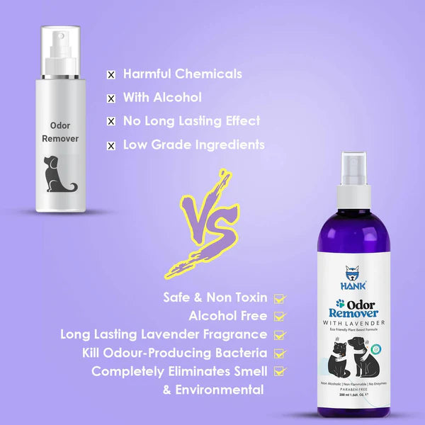 Hank Odour and Urine Smell Remover with Lavender for Pets