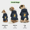 Pets Way Mistiq Coal Paw In The Rain Raincoat for Dogs