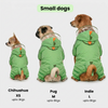 Barkbutler x Fofos Four Leg Dinosaur Raincoat for Dogs (Green) Dogs-Clothing & Accessories Barkbutler