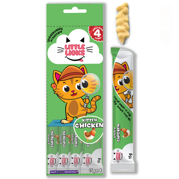 Smudges Little Licks Chicken Creamy Bisque Kitten Cat Treats
