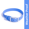 Furry & Co Weatherproof Collar for Dogs (Everest Blue) Dogs-Collar, Leashes, harnesses Furry & Co XS/S:7-12in Neck