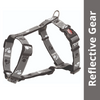 Trixie Silver Reflect H Harness for Dogs (Black & Silver Grey) Dogs-Collar, Leashes, harnesses Trixie XS-S:12-16in Girth