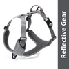 Truelove Harness with Reflective Fabric for Dogs (Gray) Dogs-Collar, Leashes, harnesses True Love XS:13-17in Girth