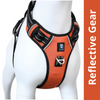 Hank 3M Reflective Harness for Puller Dogs (Neon Orange) Dogs-Collar, Leashes, harnesses Hank S:17-22in Chest