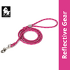Truelove High Density Reflective Rope Webbing Leash for Dogs (Fuchsia) Dogs-Collar, Leashes, harnesses True Love S:4.5mm Width