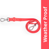 Furry & Co Weatherproof Leash for Dogs (Coral Red) Dogs-Collar, Leashes, harnesses Furry & Co M:20mm Width