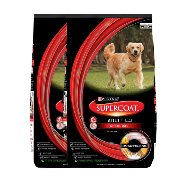 Purina SuperCoat Chicken Adult All Breed Dog Dry Food