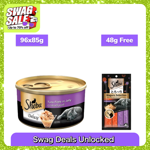 Sheba Pure Tuna Filets in Jelly Premium Cat Wet Food