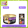 Sheba Pure Tuna Filets in Jelly Premium Cat Wet Food Cats-Wet Food Sheba 96x85g+48g (Treat Free)