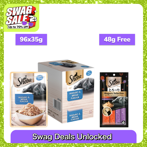 Sheba Maguro & Bream Fish Mix Premium Cat Wet Food