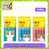 Me O Creamy Chicken & Liver, Salmon and Bonito Cat Treat Combo Cats-Treats & Others Me O 3x60g (12pcs)